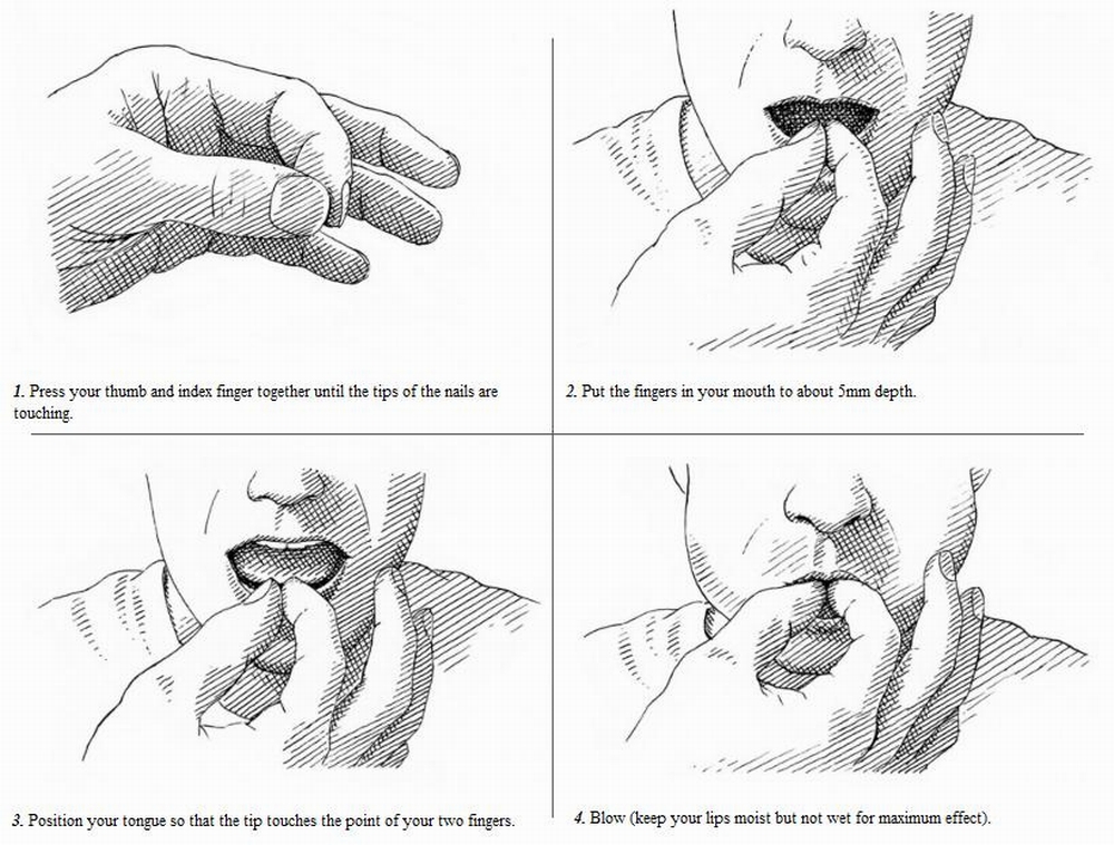 Whistle Via Tongue