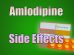 amlodipine side effects